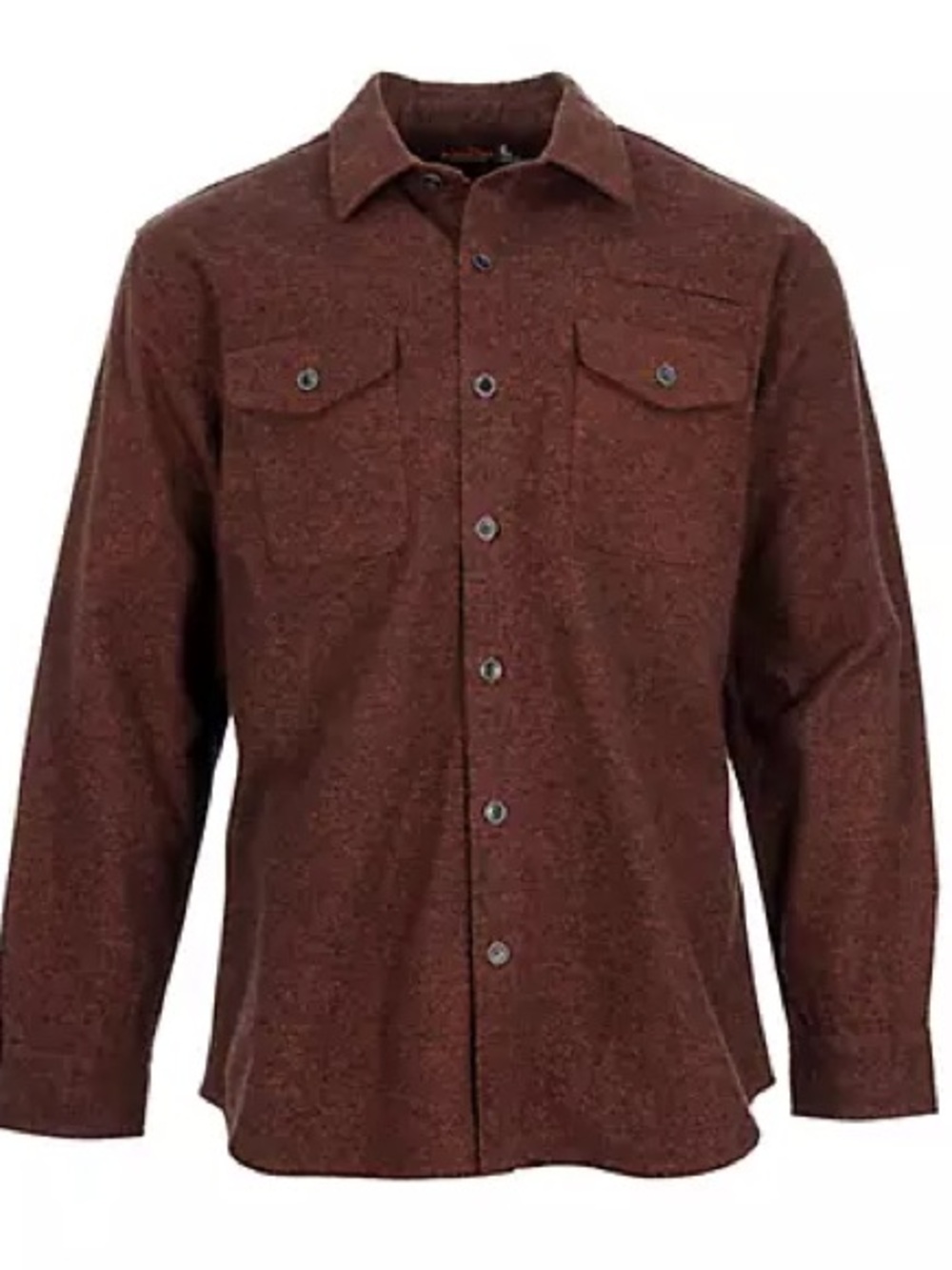 Ridgecut Toughwear Men's Heavy Solid Shirt Jacket in Brown. Size Medium